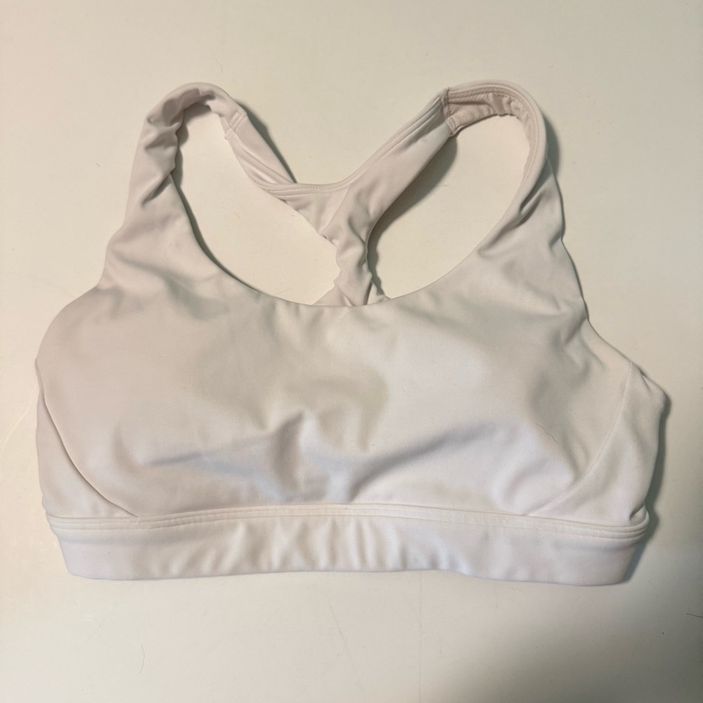 Athleta Women's White Sports Bra